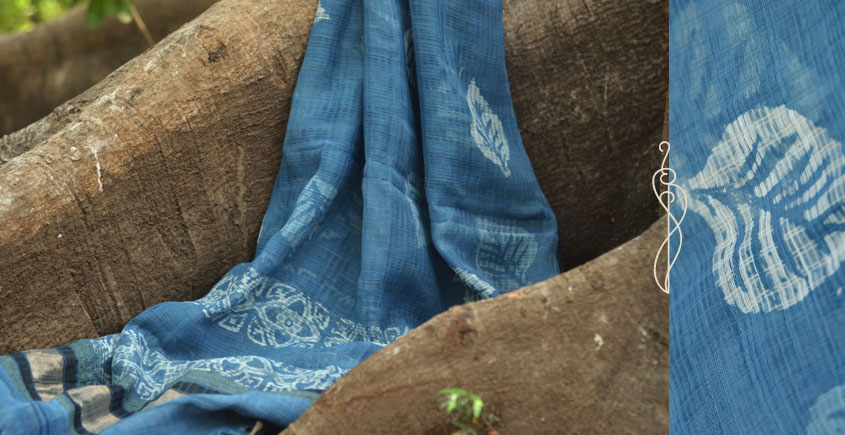 आबशार . Aabshaar ☘ Vegetable Color Chanderi Dupatta { 1 }